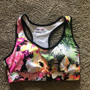 FILA Size Large Sports Bra